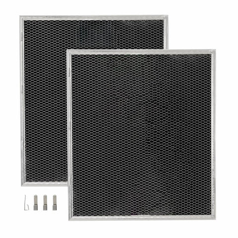 Broan-NuTone HPF30 Replacement Charcoal Filter (XC) for Dual Filter Ductless Range Hoods, Carbon Air Filter, 2 Count