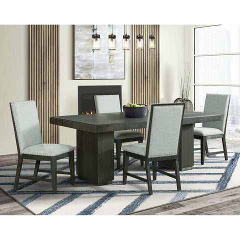 Picket House Holden 5PC Standard Height Dining Set-Table and Four Side Chairs in Gray