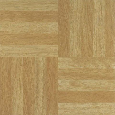 Nexus Self Adhesive 12-Inch Vinyl Floor Tiles, 20 Tiles - 12" x 12", Four Finger Square Parquet Pattern - Peel & Stick, DIY Flooring for Kitchen, Dining Room, Bedrooms & Bathrooms by Achim Home Decor