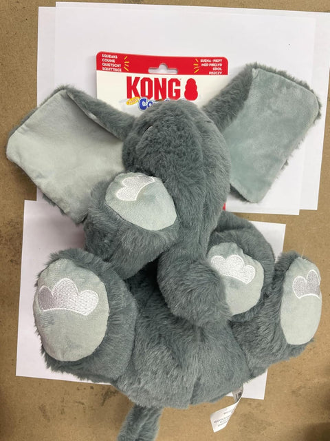 KONG Comfort Kiddos Jumbo Elephant Squeak Dog Toy for Large and X-Large Breeds