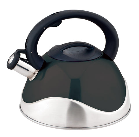 American Dream 3Liter (3.2 Quart / 102oz) Whistling Tea Kettle, Fast Boiling, Stainless Steel, Food Grade, Ergonomic Handle, Loud Whistle Water Kettle for Gas, Induction & Electric Stoves