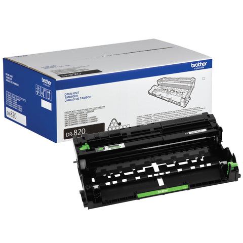 Brother Genuine-Drum Unit, DR820, Seamless Integration, Yields Up to 30,000 Pages, Black