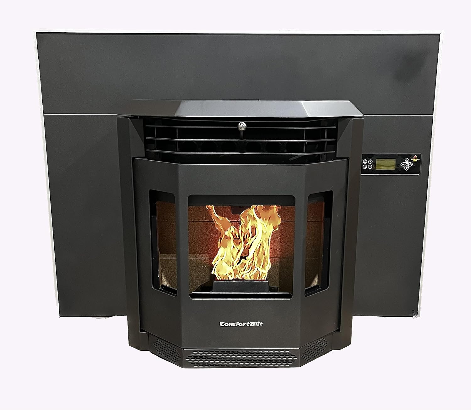 HP22i Pellet Stove Fireplace Insert Heats 2800 sq.ft 47 lb Hopper Capacity