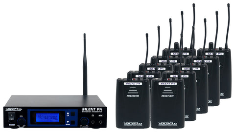 VOCOPRO SilentPA-Seminar10 16-Channel UHF Wireless Audio Broadcast System