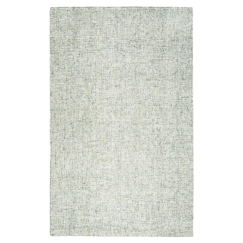 Rizzy Home Alora Decor London 10' x 14' Solid Green/Gray/Rust/Blue Hand-Tufted Area Rug