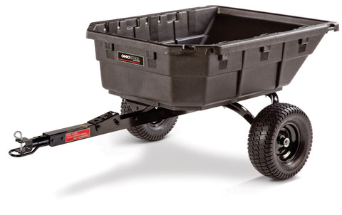 Ohio Steel 4048P-HYB Poly Swivel Hybrid Dump Cart, 15 cu.ft., 1250 lb Load Capacity