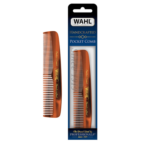 Wahl Handcrafted Beard, Mustache & Hair Pocket Comb for Men's Grooming