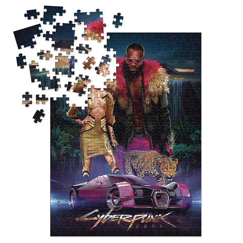 Cyberpunk 2077 Neokitsch Puzzle, Multicolor