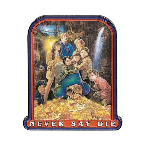 The Goonies 40th Anniversary "Never Say Die" Limited Edition Enamel Pin | Badge Accessory For Lanyard, Backpack