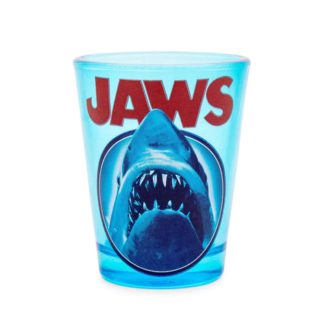 Silver Buffalo Jaws Movie Poster Logo Mini Shot Glass | Home Barware For Liquor and Beverages | Holds 2 Ounces