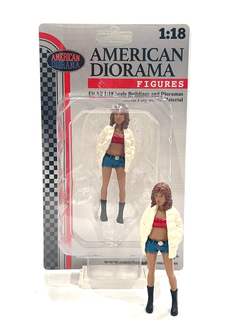 American Diorama 1/18 Hip Hop Girls (Figure 3) for Model car and Diorama Display AD-18103