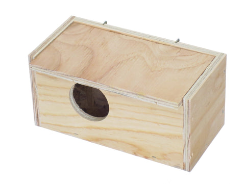 YML Assembled Wooden Nest Box for Inside Mount, Small