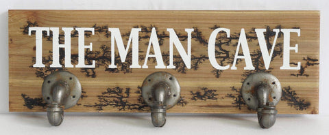 Man Cave Pipe Hook Wall Art