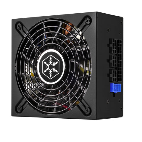 Silverstone Technology SX500W SFX-L Form Factor 80 Plus Gold Full Modular Lengthened Power Supply with +12V Single Rail, Active PFC (SX500-LG)