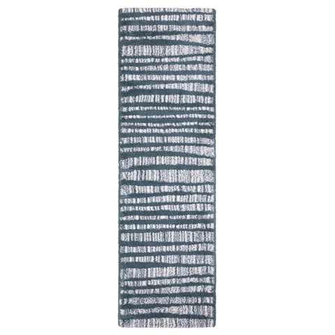 Oriental Weavers Galileo Area Rug - GAL01-2'3" x 7'6" - in Dark Teal/Ivory - Modern Industrial Style, Stain Resistant, Family and Pet Friendly, Entryway, Hallway Runner Rug