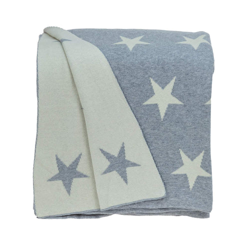 Parkland Collection Transitional Gray 52" X 70" Knitted Throw Blanket