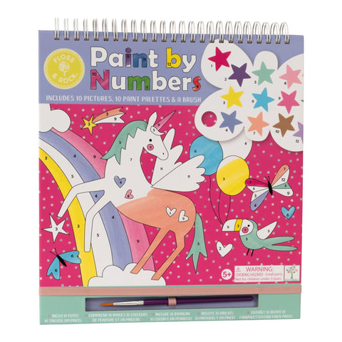 Floss and Rock Paint by Numbers, Fantasy, 10.6-inches Length, Educational Activities for Kids, 48P5996