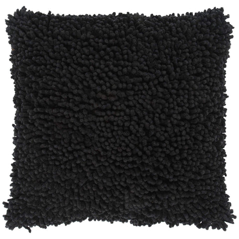 Rizzy Home 18" x 18" Poly Filled Pillow with Cotton Cover in Black