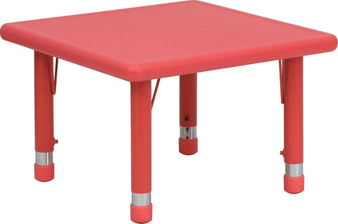 Flash Furniture Red Preschool Activity Table, 24"