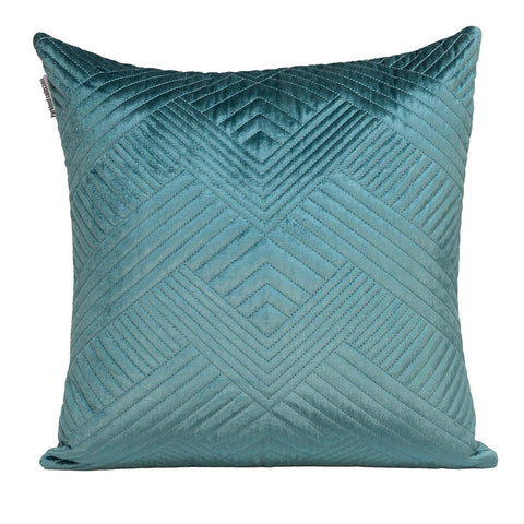 Parkland Collection Gaia Transitional Teal Throw Pillow