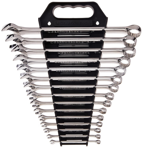GEARWRENCH 15 Pc. 12 Pt. Long Pattern Combination Wrench Set, SAE - 81901