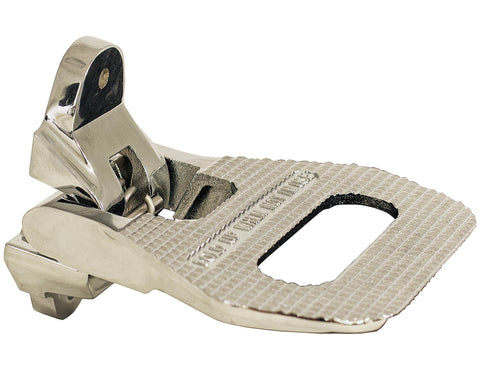 Buyers Products 5236586 Silver Folding Truck Step, Cast Steel with Stainless Spring, Flip Down Step/Grab, NFPA Compliant for Emergency & Work Trucks, Trailers, 5-1/3 x 6-1/2 in, Corrosion Resistant