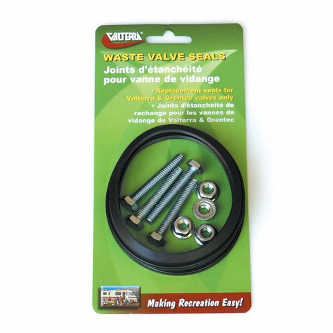 Valterra T1003-7VP 3" Replacement Seal with Hardware, (Set of 2) , Black