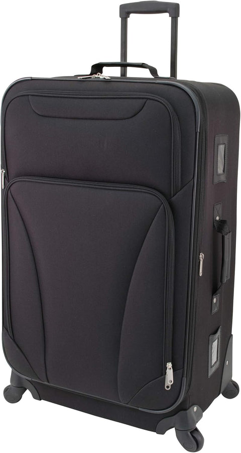 Mercury 28 Inch Value Upright Suitcase, Black