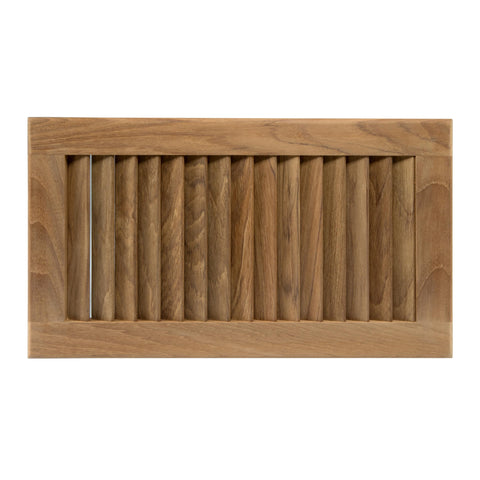 Whitecap Teak Louvered Insert for Cutout, 8 1/8 x 15