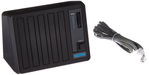 Valcom V-764-BK Push Button Talkback Desktop and Wall Speaker, Black