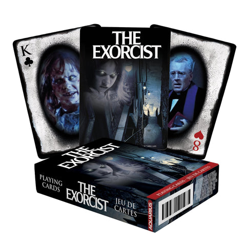AQUARIUS The Exorcist Playing Cards Standard Size – Themed Novelty Deck with 52 Unique Horror Movie Designs – Collectible Merchandise Gift for Teens and Adults