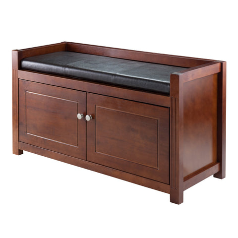 Winsome Wood Charleston 2-Pc Storage Hall Bench Set