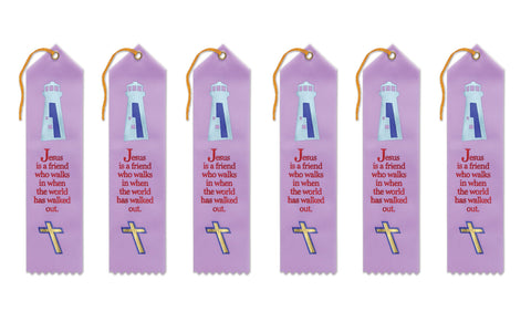 Beistle Jesus is a Friend Ribbons, 2 by 8-Inch, 6-Pack