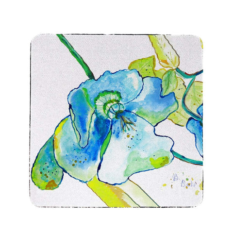 Blue Hibiscus Coaster Set of 4