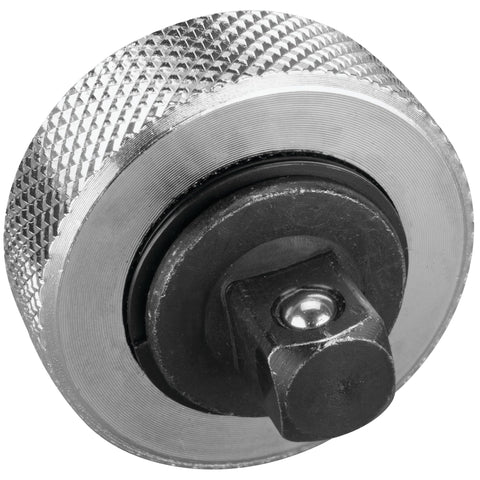 Performance Tool W38125 Compact 1/4-Inch Drive Quick Release Ratchet with 72 Teeth, Knurled Grip and Nickel Chrome Plated Finish for Tight Spaces