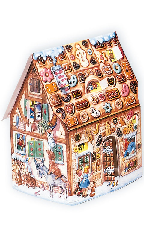 Alexander Taron Importer 11501 - Korsch Advent - 3-Dimensional Gingerbread House - 8"" H x 9.5"" W x 5"" D
