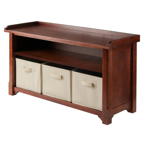 Verona 4-Pc Set, Storage Bench & 3 Foldable Baskets