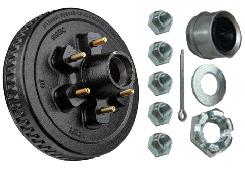 Ultra-Fab Hub/Drum Assembly - Loaded (6,000 lb. Capacity, 6" X 5.5", 1/2"-20, for 12" Brake) 48-979551 Products