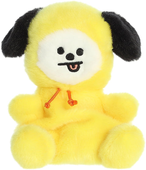 Aurora Lovable BT21 Palm Pals CHIMMY Stuffed Animal - Collectible Fun - Delightful Cuteness - Yellow 5 Inches