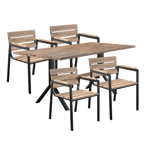 Standlake Outdoor Dining Set  5pc
