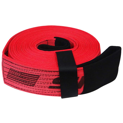 SNAP-LOC 4 in x 30 ft Heavy Duty Tow Recovery Strap 30,000 lb