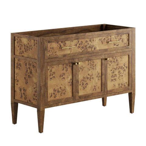 Modway EEI-6140-BRN Elysian 48" Wood Bathroom Vanity Cabinet (Sink Basin Not Included), Brown