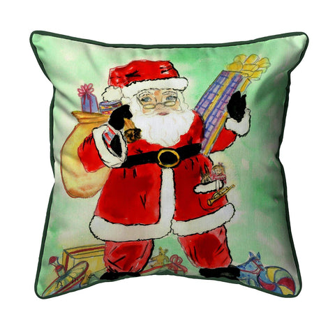 Betsy Drake Santa Pillow, 22" x 22"