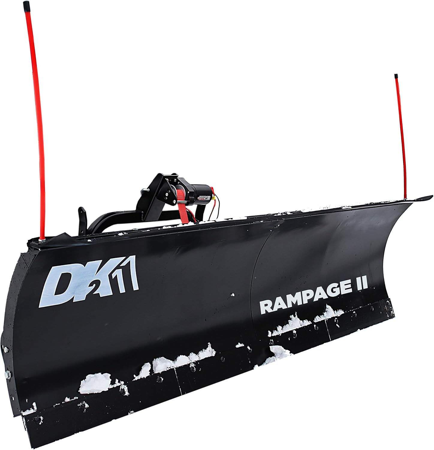 DK2 Rampage II 82-Inch x 19-Inch Custom-Mounted Winch-Driven Snowplow Kit