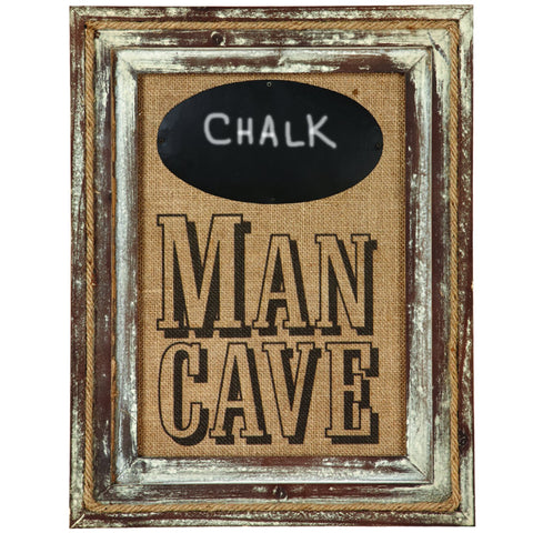 Man Cave with Chalkboard