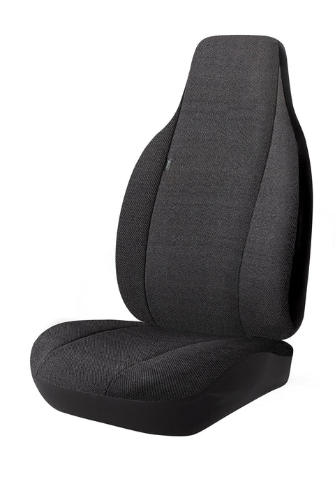 FIA TRS42-38 BLACK TRS40 Solid Wrangler Solid Black Seat Cover (Rear Split Seat 60/40/Saddle Blanket)