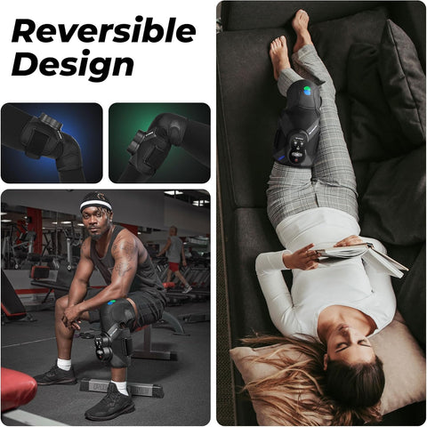 REATHLETE Xpress Knee Massager for Pain Relief | Leg Massager with Heat & Compression