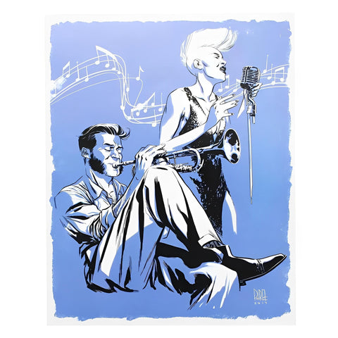 X Men Jazz 8x10 Art Print by Ramon Perez (C2E2 Nerd Block Exclusive)