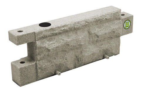 Garden Wizard Self Watering 2 Foot Stone Landscape Border Wall- Sandstone