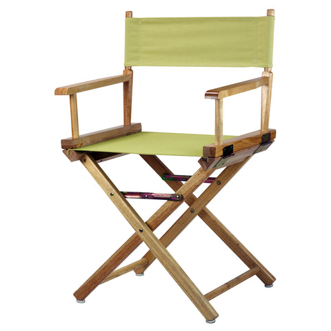 Casual Home 200-00/021-91 Director Chair 18" - Classic Height Natural Frame/Sage Canvas